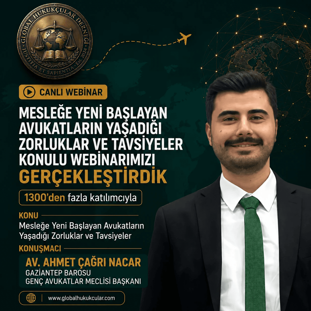 Hukuk Eğitiminde Dijital Ölçek: “Mesleğe Yeni Başlayan Avukatların Yaşadığı Zorluklar ve Tavsiyeler” Webinarı Hukukçuları Çevrimiçi Buluşturdu