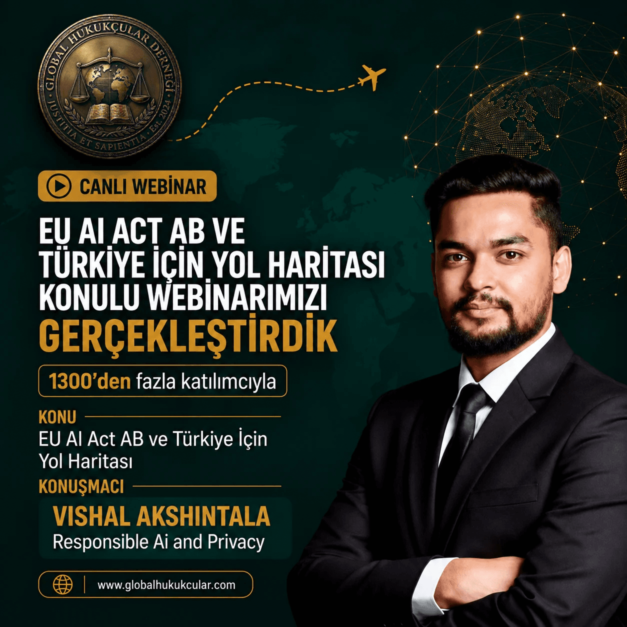 Hukuk Eğitiminde Dijital Ölçek: “EU AI Act: AB ve Türkiye İçin Yol Haritası” Webinarı Hukukçuları Çevrimiçi Buluşturdu
